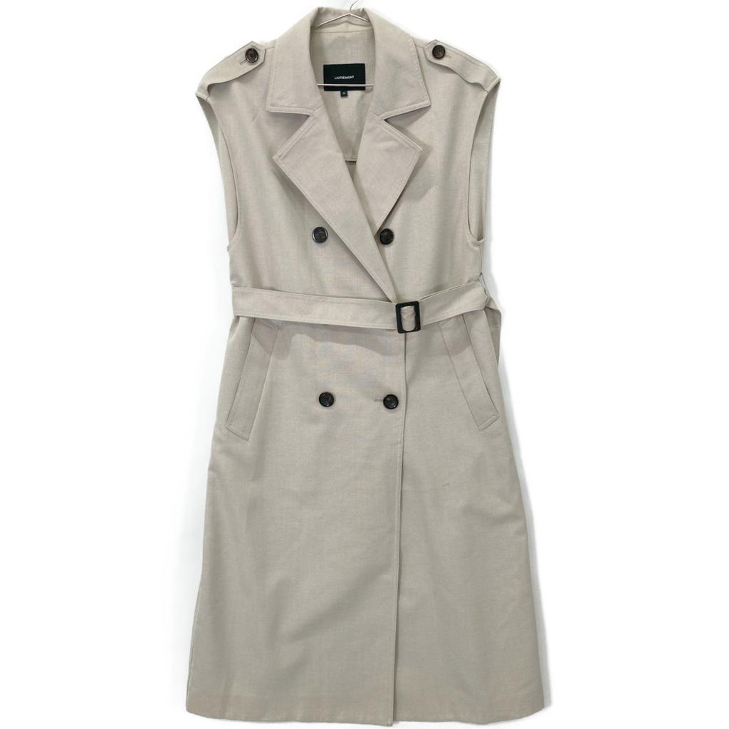 LAUTREAMONT 24Stainless Steel 3104-41081 RENU Sleeveless Coat Coat 38 beigeUsed