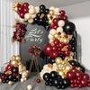 154 stuks Bordo Rood ballon slinger boog kit, geschikt voor verjaardag, afstuderen, huwelijksverjaardag Valentijnsdag decoratie