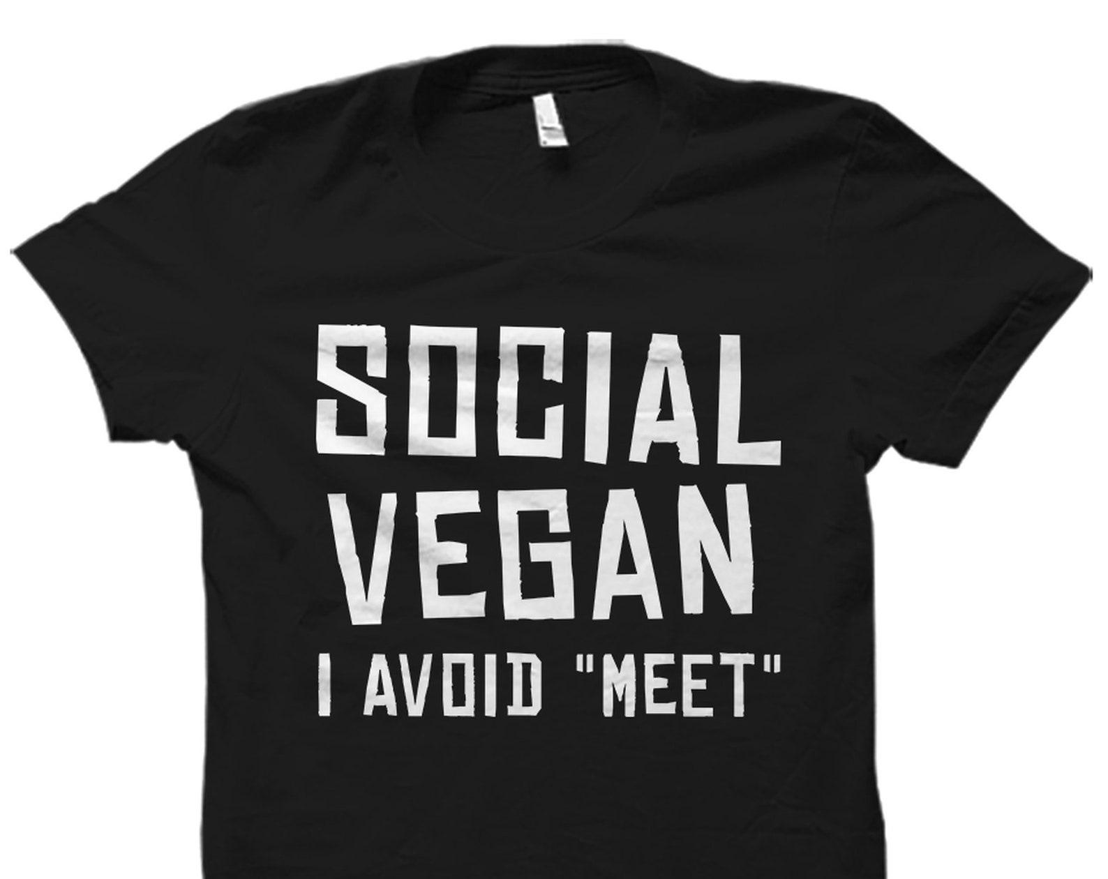 Funny Anti Social Shirt Introvert Shirt Anti Social Gift Introvert Gift Shy Shirt Shy Gift Vegan Shirt Vegan Gift #OS5692 S