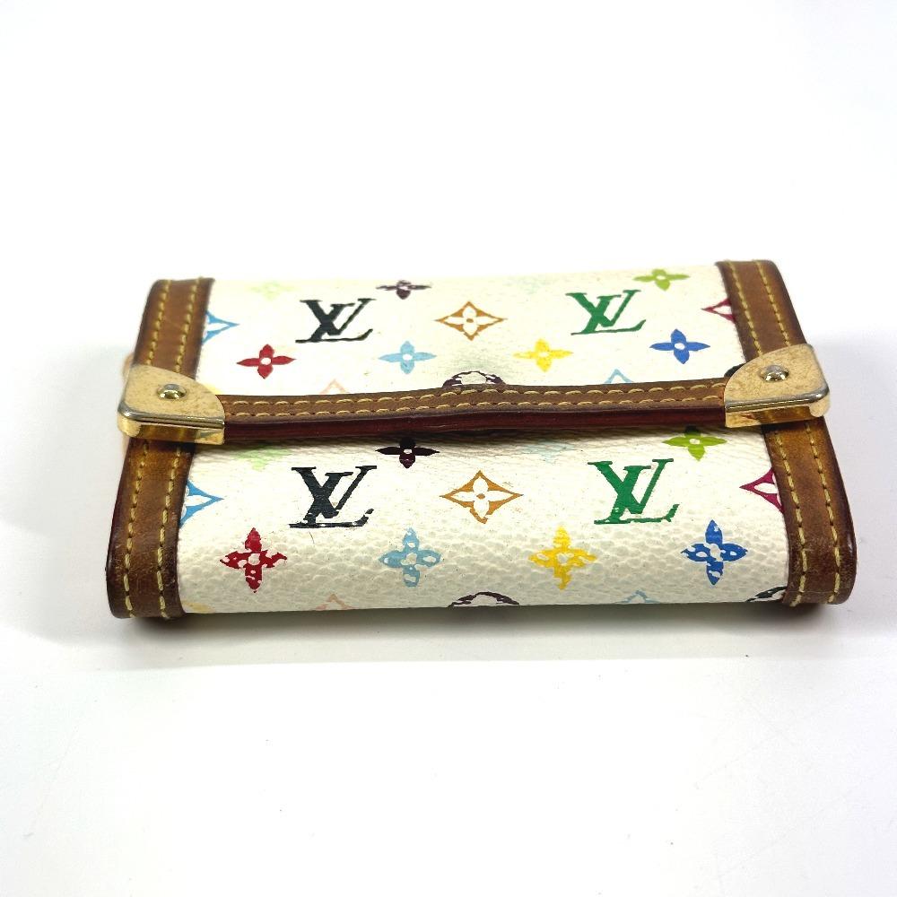 Louis Vuitton M92657 MonogramMulticolore Porto Monnaie-Plat Wallet coin purse