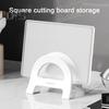 Adjustable Cutting Board Holder Pot Lid Stand Auto Width Adjustment Multi-Purpose Countertop Cutting Board Holder Rack
