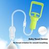 Portable Baby Nasal Aspirator With Hygienic Anti Backflow Design Gentle Hand Controlled Suction Quiet Operation