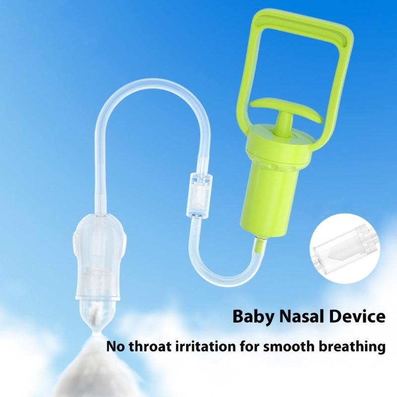 Portable Baby Nasal Aspirator With Hygienic Anti Backflow Design Gentle Hand Controlled Suction Quiet Operation
