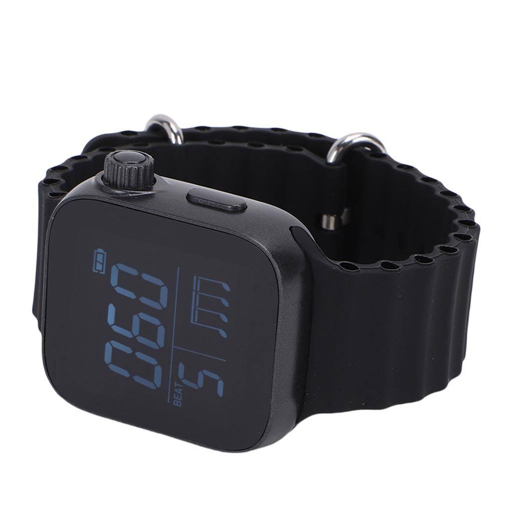 Vibrating Metronome Watch   40-240bpm Switchable Sport Mode Electronic Wearable Metronome for Beginners Musicians Exerciser