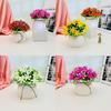 Premium Artificial Orchid Bloom With Silk And Plastic For Living Room And Office Decoration