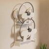 Wall-Mounted Kitchen Pot Lid Holder & Storage Shelf