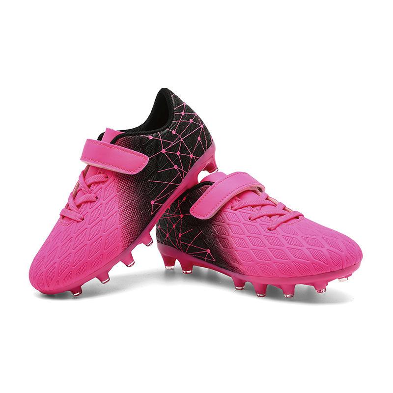 Large size football shoes men and women children broken nails tf artificial turf AG nails leather feet school game training shoes children