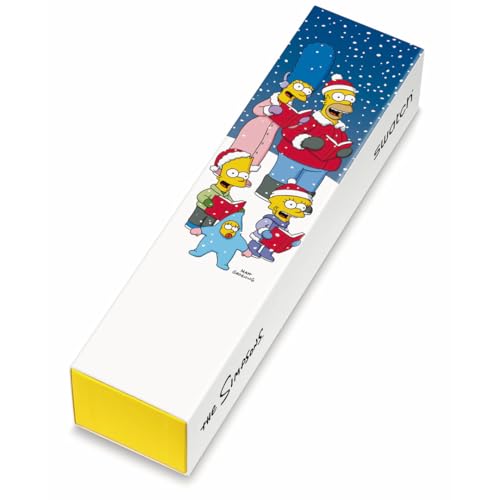 Swatch WONDROUS WINTER WONDERLAND SUOZ361 Wristwatch, Red