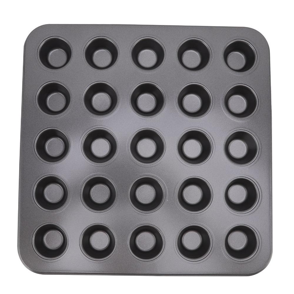 PTFE Nonstick Coating Mini Muffin Pan Carbon Steel Mini Tart Pan Baking Cakes Bread
