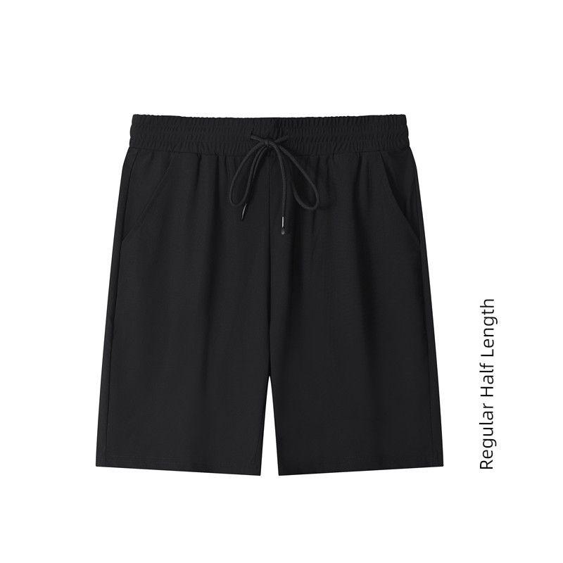 

Ice Silk 100.00kg Drape Extra Large Loose Pants Regular Five-Quarter Pants 6XL
