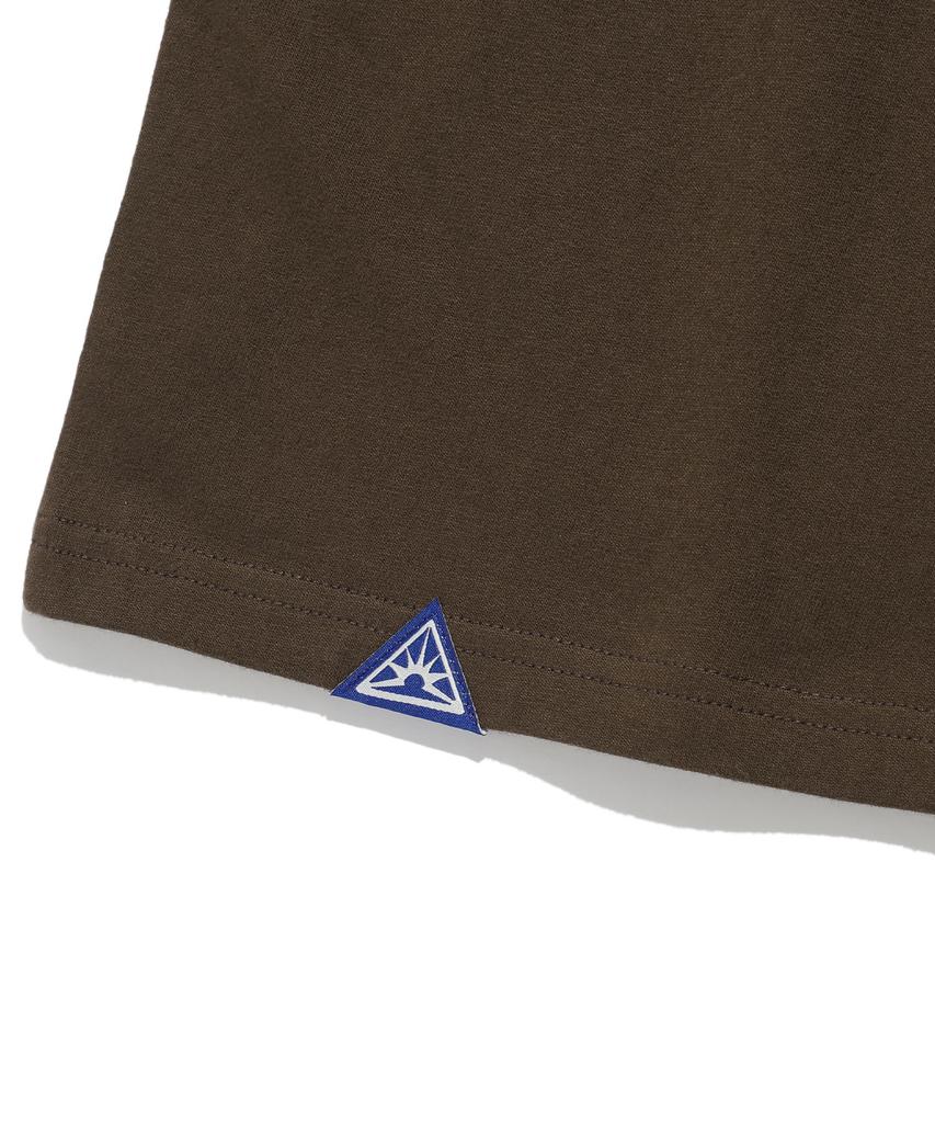 ISTKUNST Scene Band Tee_Brown(Ik2Emmt510A)