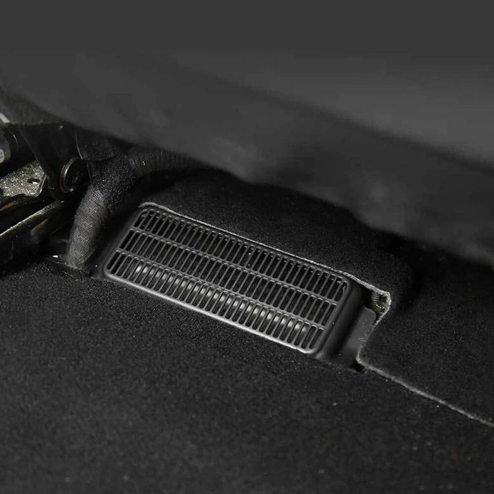 Tesla Model 3 2017-2022 Under Seat Rear Air Vent Protect Cover Anti-blocking Backseat Outlet Grille Car Accessories Interiors 2X