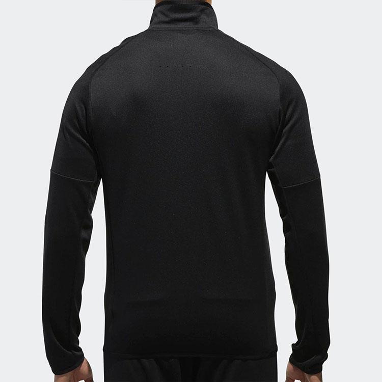 Adidas Tennis Track Jacket With Striped Logo Print Men Outerwear Black CF7970