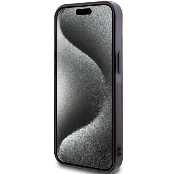 Karl Lagerfeld KLHMP15SHKHNOTK iPhone 15 / 14 / 13 6.1" Transparent Hardcase IML Karl`s Head MagSafe