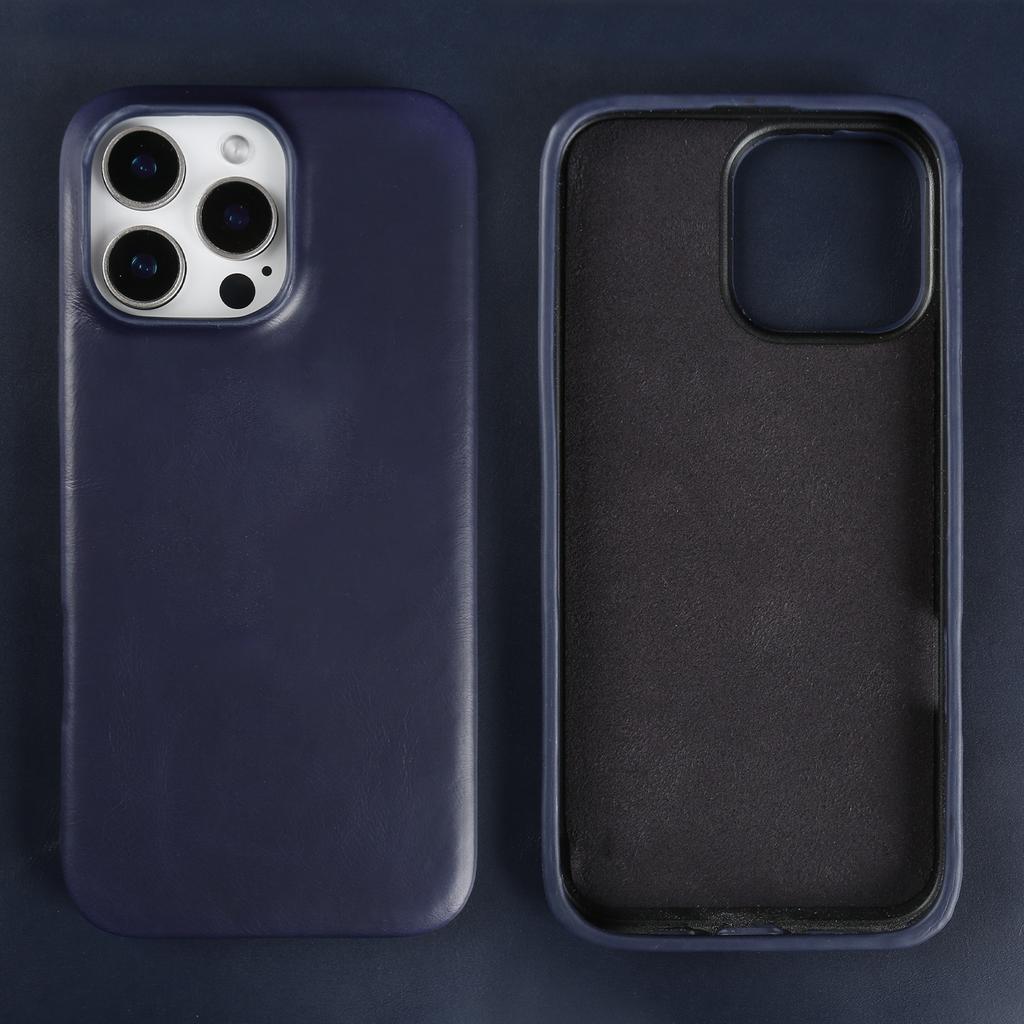 Retro For Iphone 16 Pro Max 15pro 14 13 11 Case Luxury Genuine Leather Cases for Iphone15 Vintage Back Cover Phone Cases Fundas