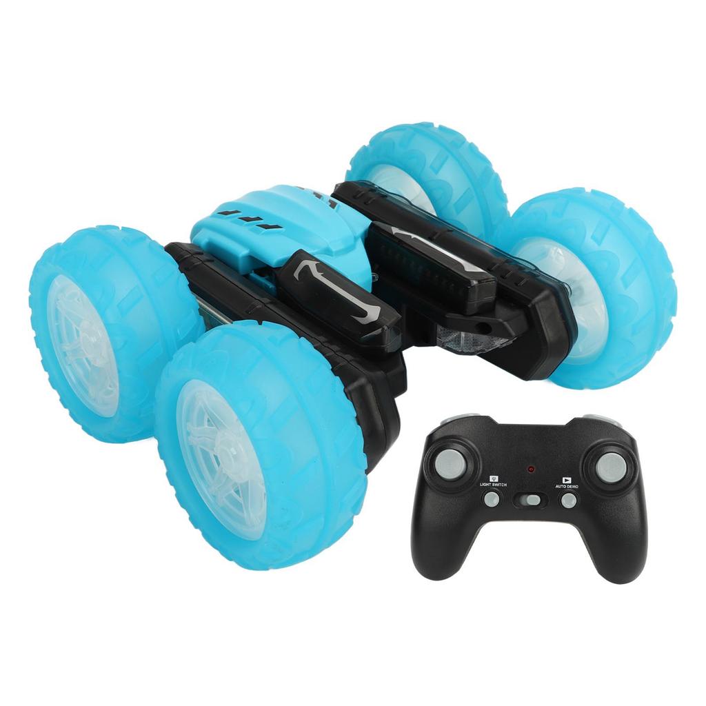 2.4G Double Sided RC Stunt Car 360 Degree Rotating Sound Light Rechargeable Remote Control Stunt Car