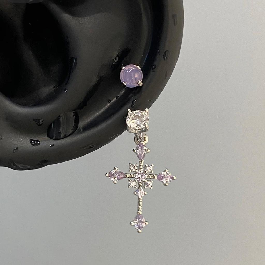 Punk Fashion Titanium Steel Ear Bone Studs: Cool Cochlear Piercing Earrings Collection