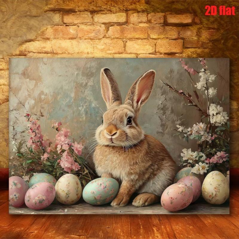 Metal Painting Russian Easter Theme Religious Home Wall Art Decor Religious Easter Gift