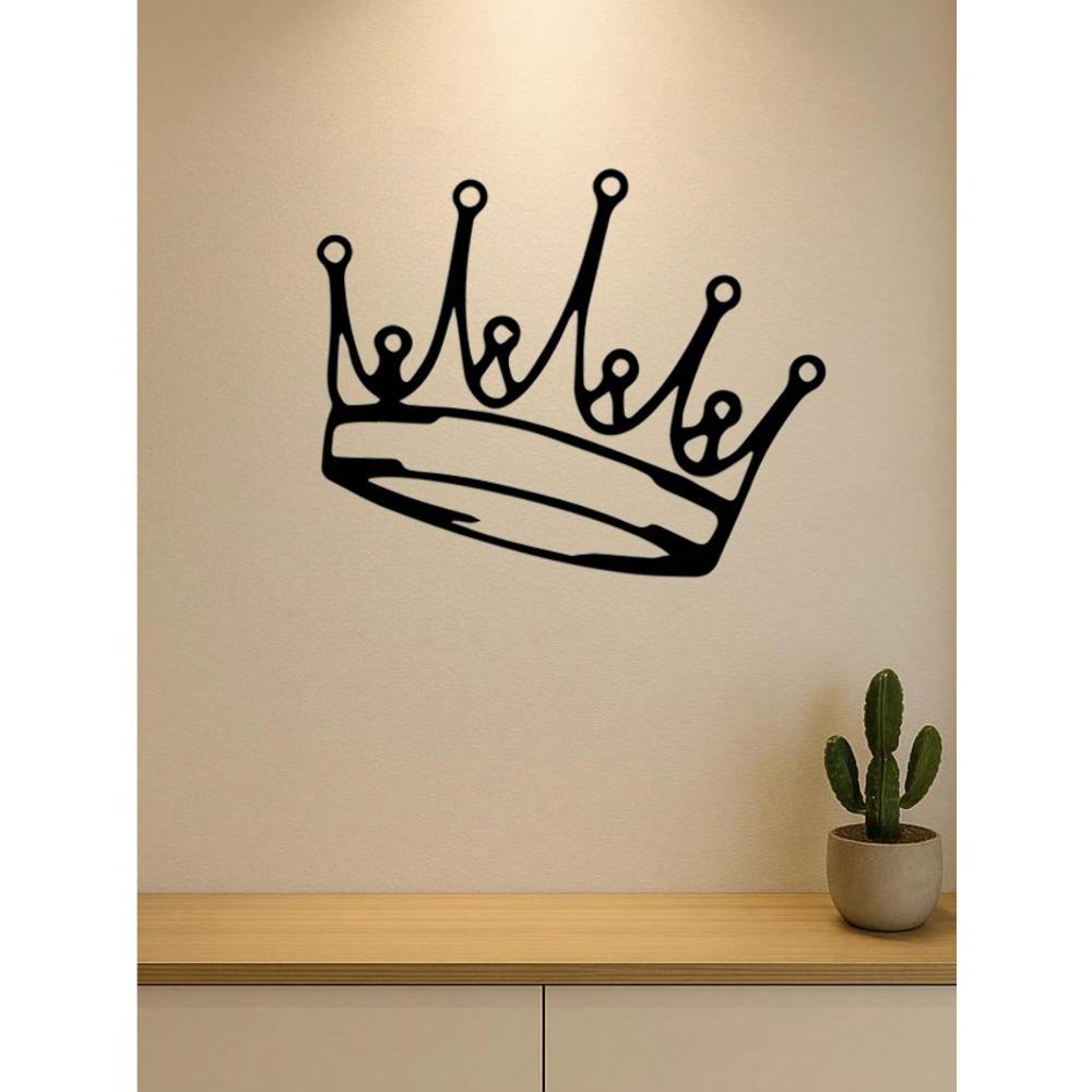 Crown Metal Wall Art Royal Theme Mural Prince Princess Bedroom Decor Housewarming Gift