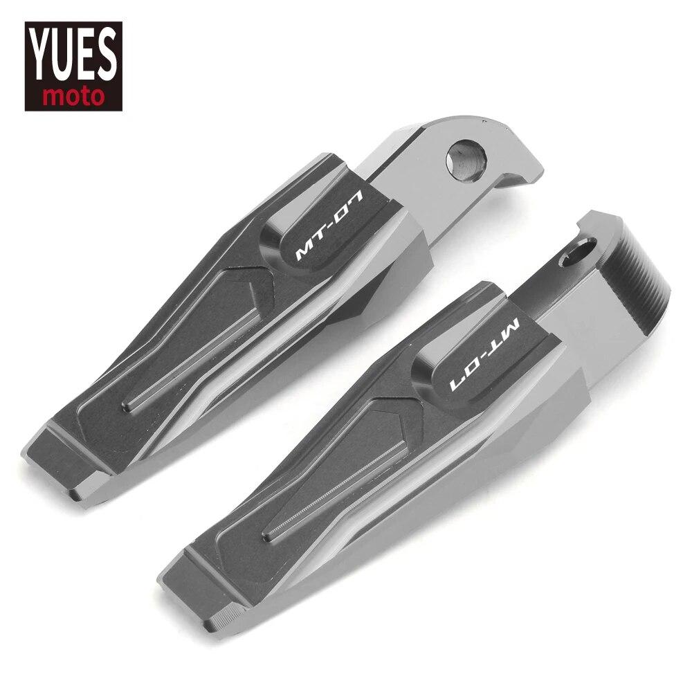 

Мотоциклетные аксессуары CNC задние пассажирские подножки подножки для Yamaha MT07 2015-2017 2018 2022 MT 07 серый