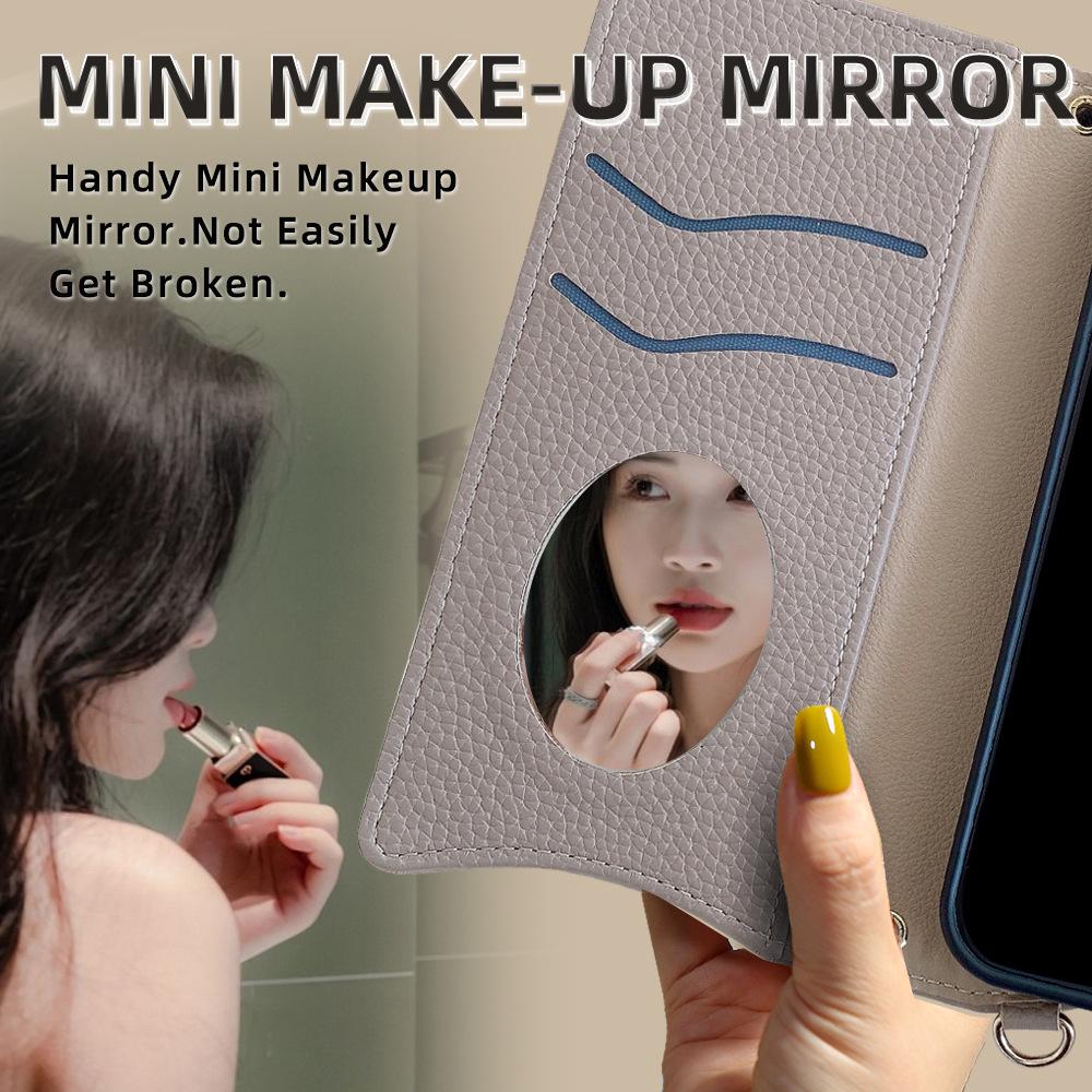 Redmi Crossbody Phone Case with Drop-proof Fishtail Design for Flip Phones