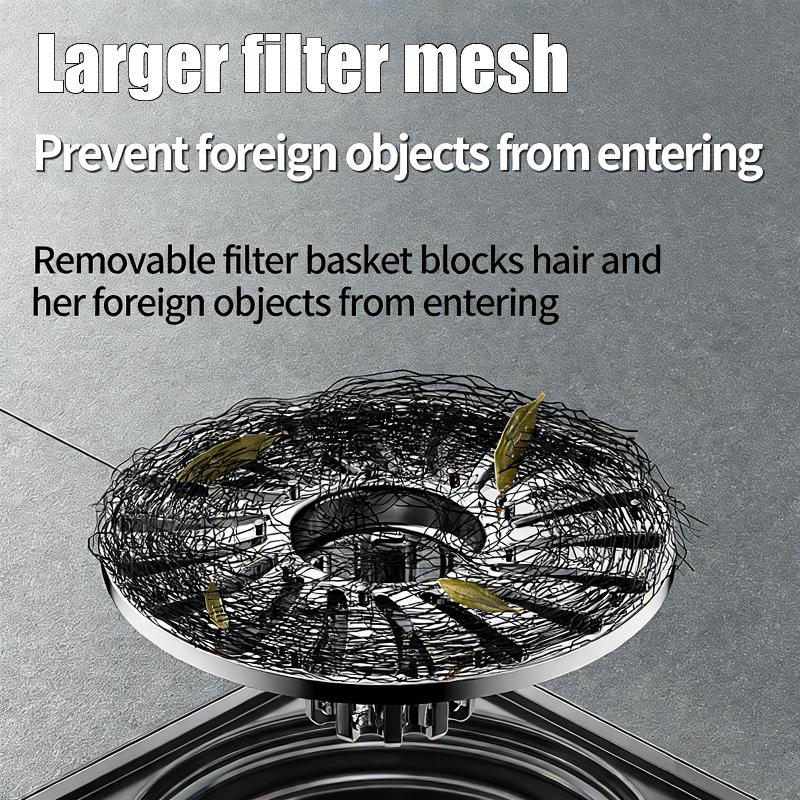 Floor Drain Core Shower Floor Strainer Cover Toilet Sewer Anti-Odor Plug Abs No Smell Bathroom Toilet Sewer Shower Drain