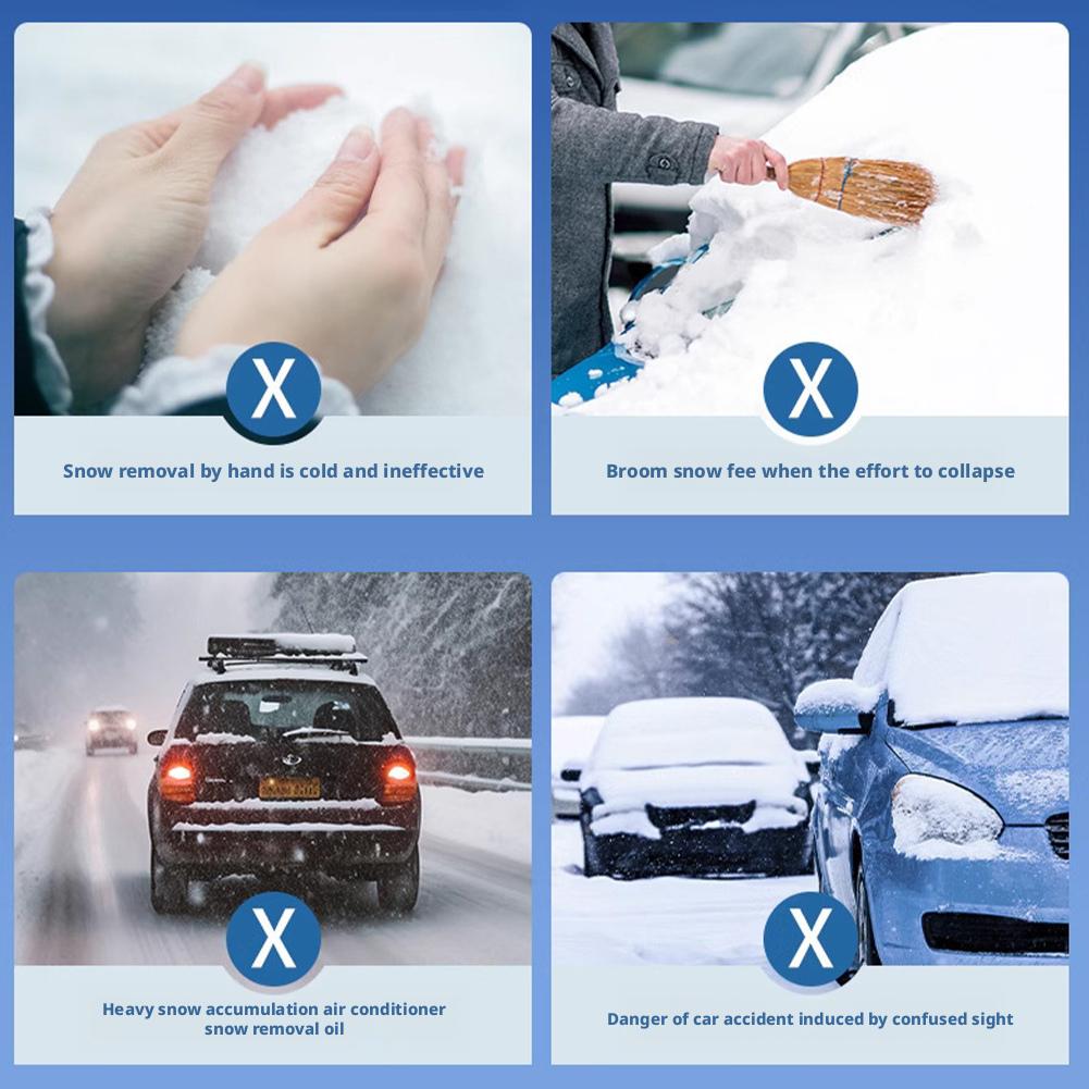 Multifunctional Car Snow Shovel Ice Scraper Cleaning Tool For Vehicle Windshield Snow Remover Cleaner Winter Car Accessories