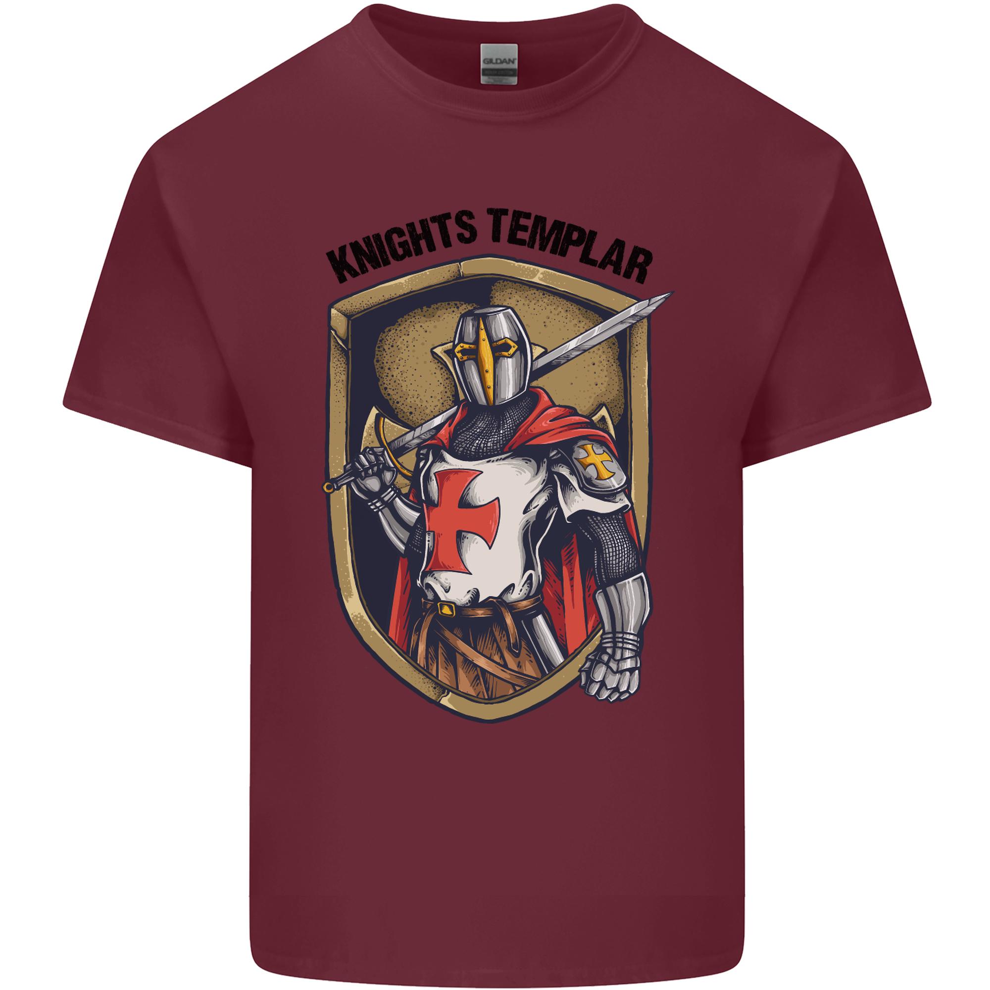 Knights Templar St Georges Day England Unisexs Light Cotton Tshirt S