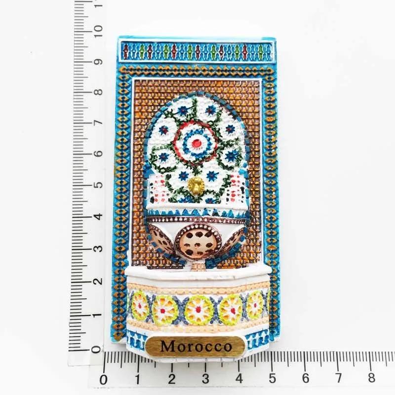 Marokko Casablanca Reise Kühlschrankmagnete Marokko Tourismus Souvenirs Kühlschrankaufkleber Hochzeitsgeschenke Heimdekoration Handwerk