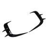 Front Bumper Spoiler Fog Light Trim Gloss Black Sporty Decorative Auto Front Air Vent Splitters for