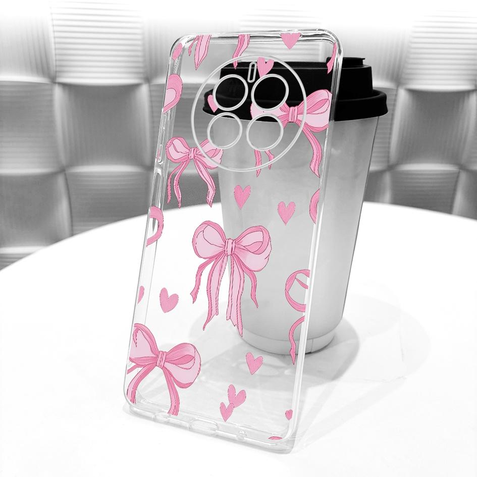 For Huawei Mate 50 Case Mate 50 Pro Cover Popular Butterfly Flower Soft Clear Silicone Phone Covers For Huawei Mate50 50E Fundas