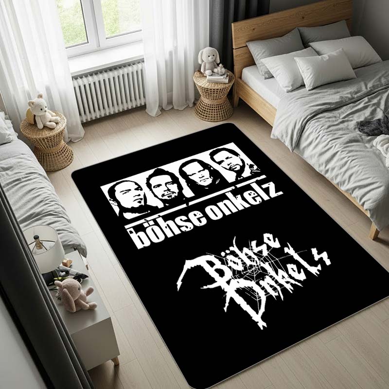 Dywan Böhse Onkelz, Dywan Muzyczny, Dywan do Sypialni, Wycieraczka, Dywan do Salonu, Dywanik przy Łóżku, Mata pod Krzesło Komputerowe, Prezent Świąteczny.