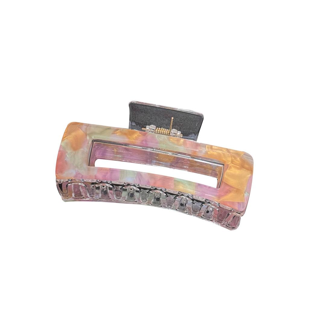 Fashionable Large And Small Acrylic Hair Claw Clips For Trendy Hairstyles