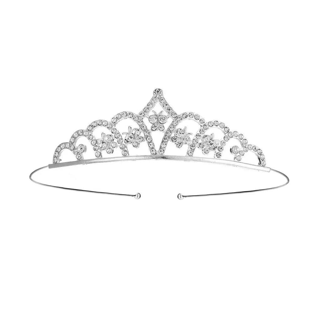 Детская Корона Принцессы Заколкa для Волос Заколкa Тиара из Сплава Подарок на День Рождения для Детей