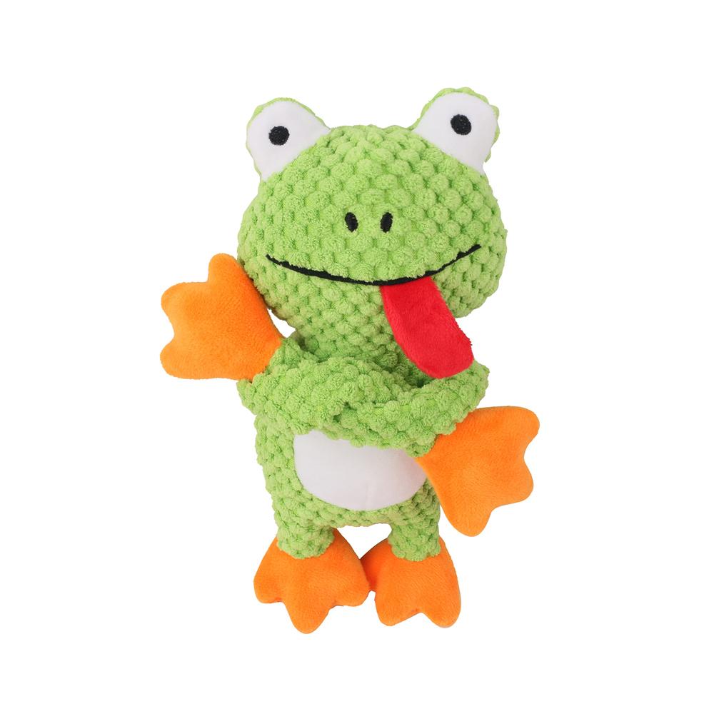 Green Frog Pet Dog Squeaky Sound Toy Cute Animal Small Dog Toy Puppy