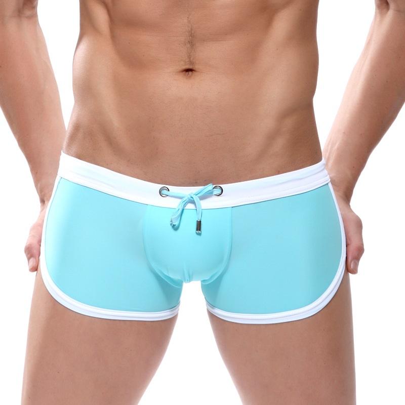 Stylish Men's Swimming Trunks - Quick-Dry Square Leg Swim Shorts For Big & Tall Gentlemen - Perfect Beach Swimwear