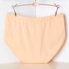 3PCS Underwear Women's Plus Size Mom Pants Enlarged Pure Cotton Breathable Sweat Absorbing Simple Mid Waist Underwear