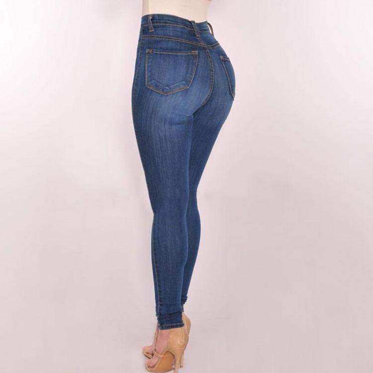 High Waist Skinny Stretchy Jeans for Women Plus Size Denim Jeggings Trousers