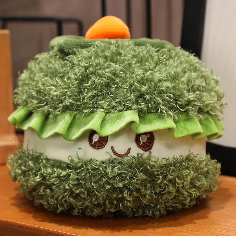 Adorável Pelúcia Macia de Pão de Chocolate Macaron Rolo Suíço Animal de Pelúcia Presente de Aniversário