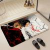 Hot Anime D Death N Note Floor Mat Eco  Flannel Doormat Non Slip Odorless Indoor Floor Rug Soft Short Plush Home Mat