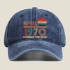 April 1970 Legend Born Fashion Washed Baseball Cap Hat Outdoor Activities