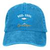 Summer Cap Sun Visor Mens Reel Cool Grandpa Fishing Design Hip Hop Caps Fishing Cowboy Hat Peaked Trucker Dad Hats
