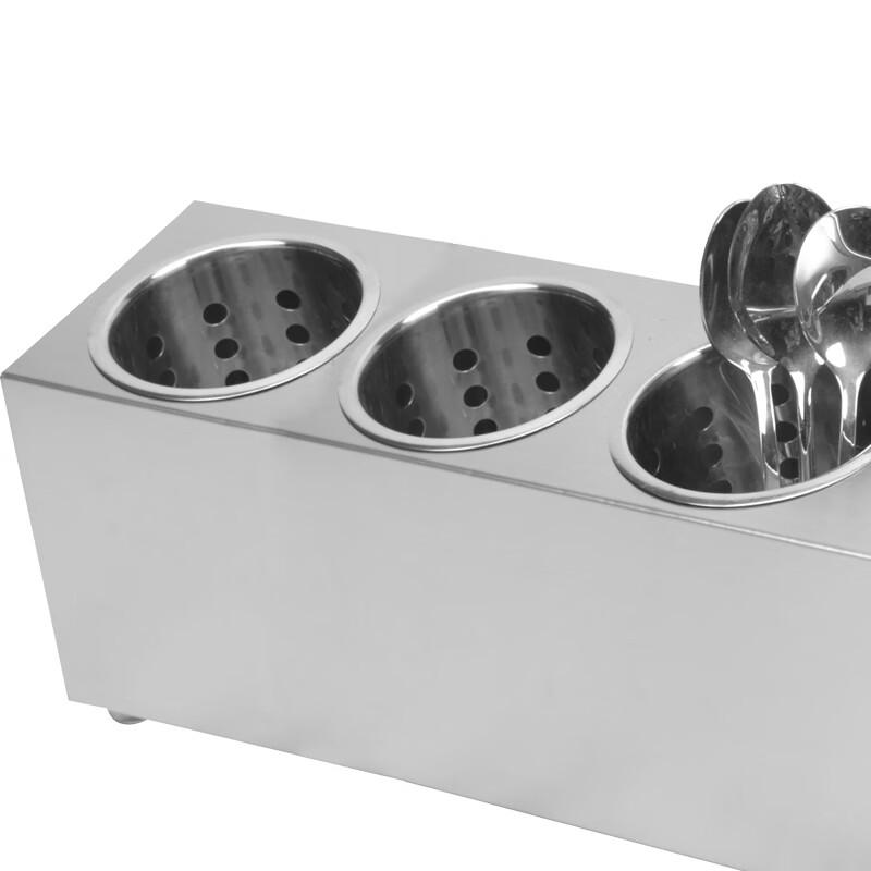 Edelstahl 5-Fächer Besteckorganizer