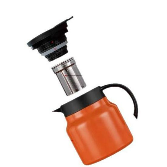 Large Capacity Insulated Stainless Steel Tea Infuser Kettle with Health-Supporting Stewing Pot