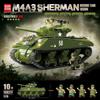 WWII Military Tiger & Panther Tank Building Blocks - Armored Vehicle Assembly Toy Gift