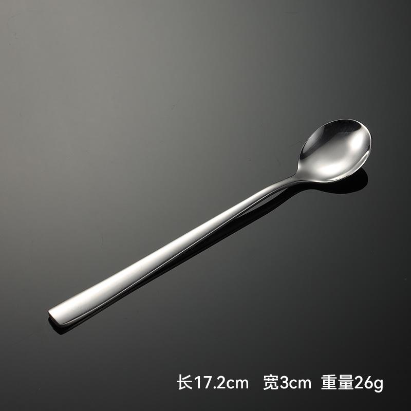 Stainless steel square handle western tableware knife fork spoon gift C007 multi-specification cloth wheel polishing steak knife