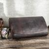 Retro-Acht-Bit-Stil Echte Leder-Uhrenaufbewahrungsbox