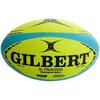 Gilbert Gilbert Rugby Practice Size X Yellow G-TR4000 Ball, Ball, 3, Blue-Green [Used]