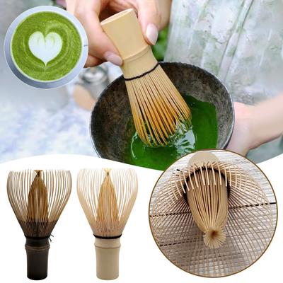 1PC Bamboo Matcha Beater Matcha Whisk for Chasen Green Tea Brushes Japanese Tea Stirrer for Making Matcha Powder Tea Tool