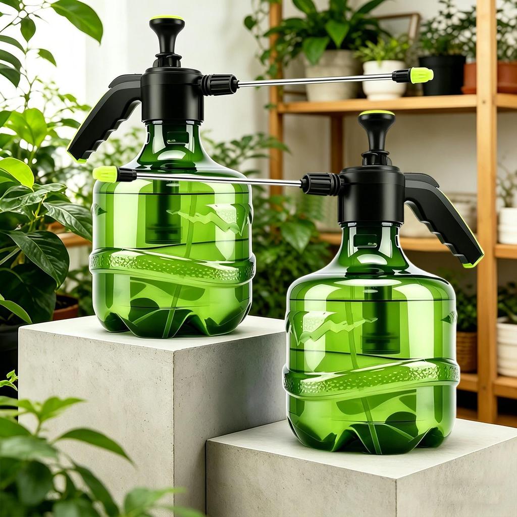 Garden Sprayer Multi-Mode Pressure Mister with 24cm Extended Rod Handheld Watering Jug for Flowers Vegetables Trees Windowsills